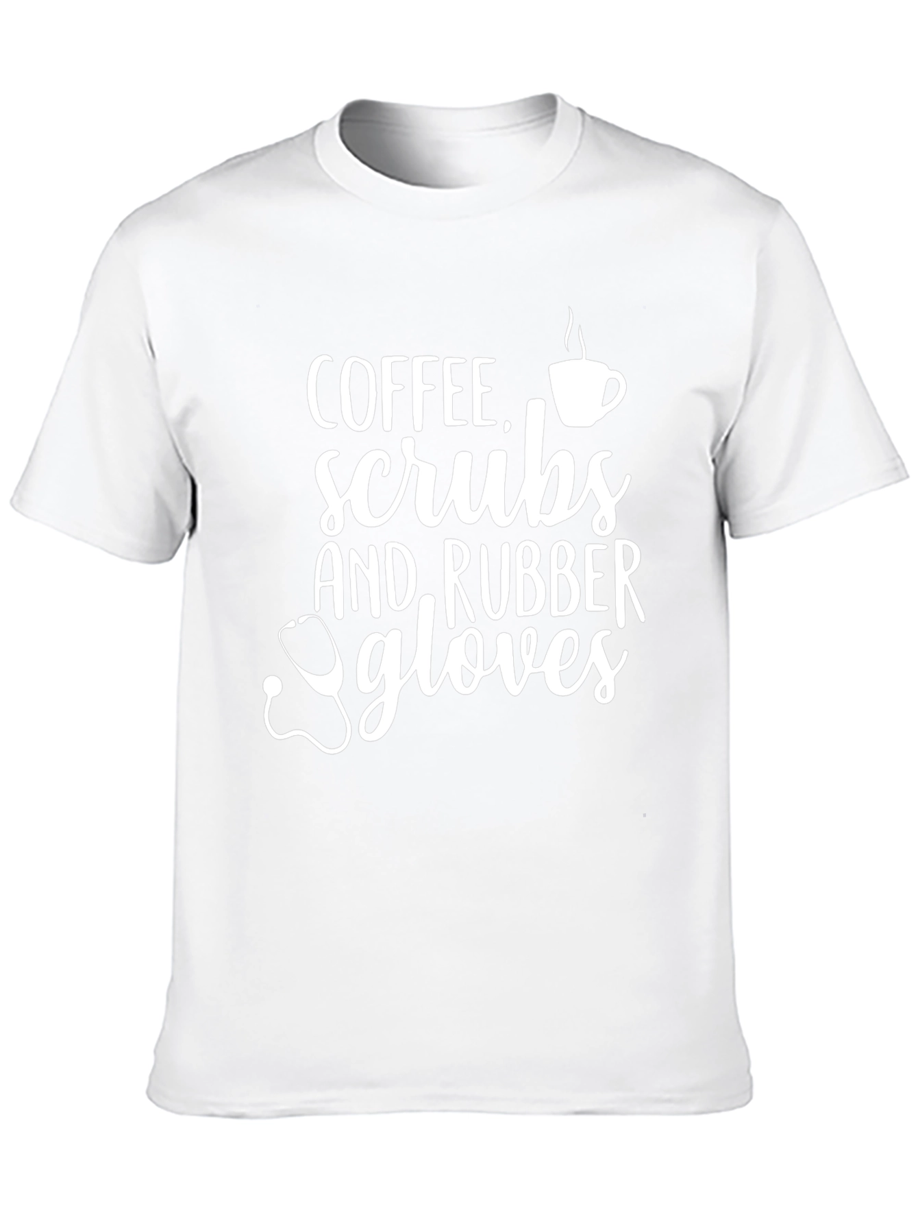 Coffee Scrubs & Rubber Gloves Graphic Tee