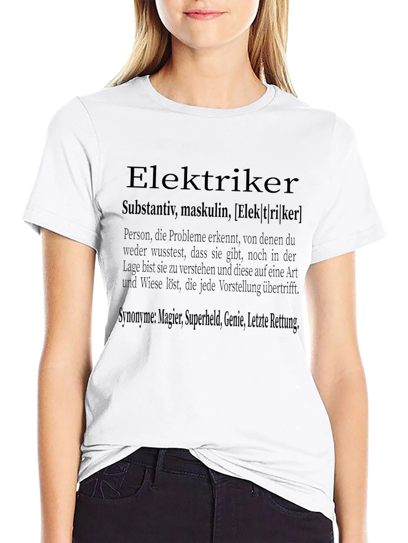 Elektriker Definition Graphic Tee