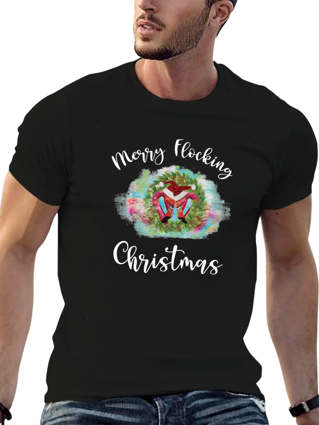 Merry Flocking Christmas T-Shirt