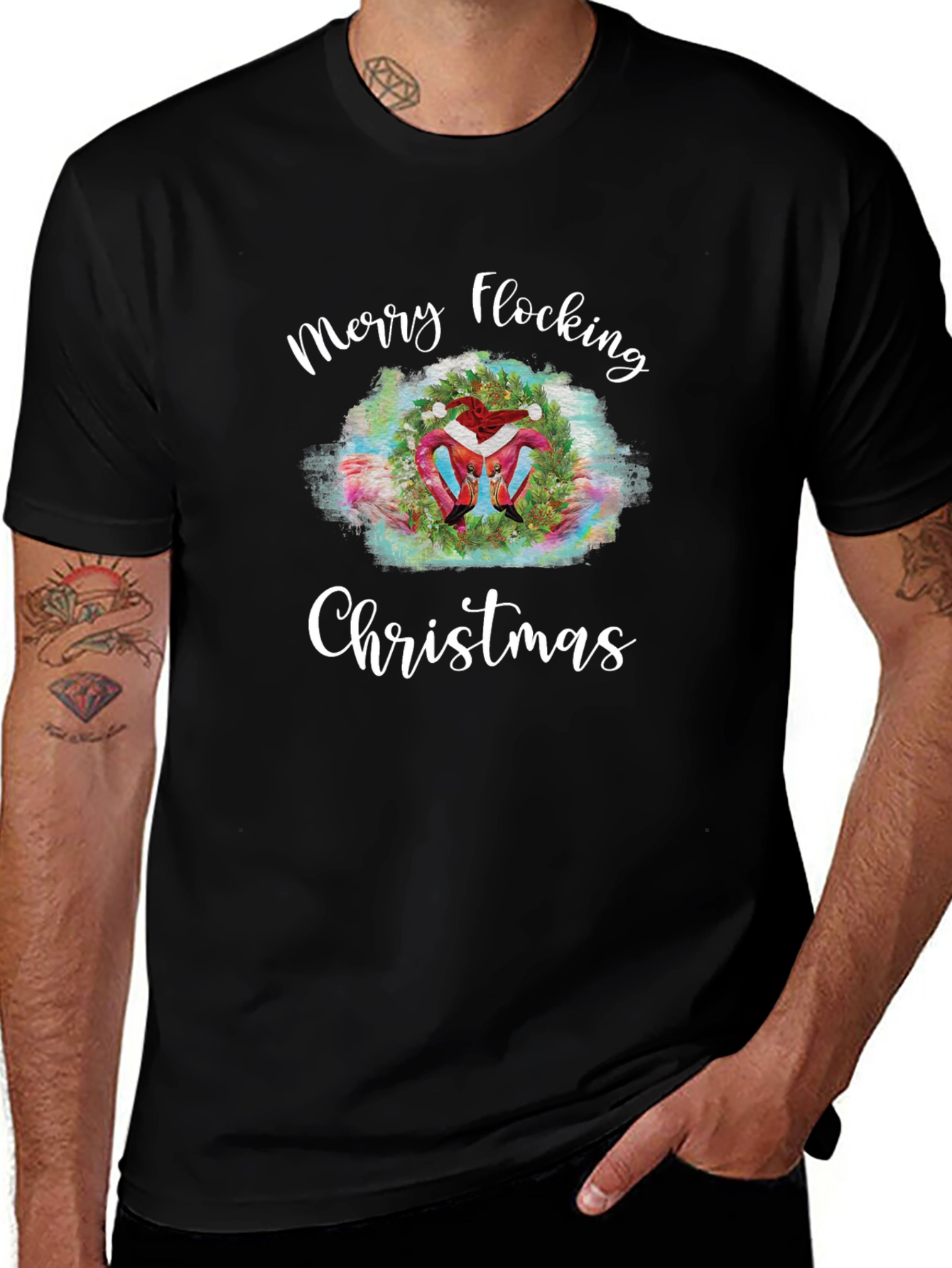 Merry Flocking Christmas T-Shirt