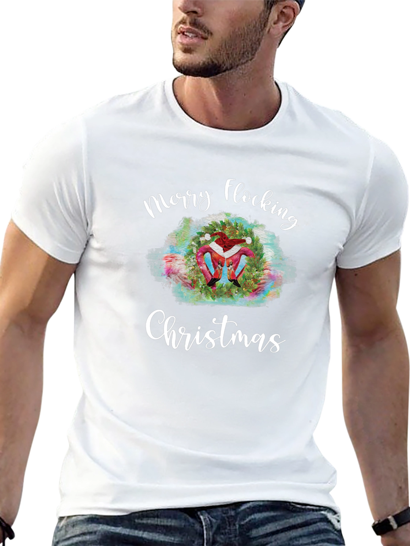 Merry Flocking Christmas T-Shirt