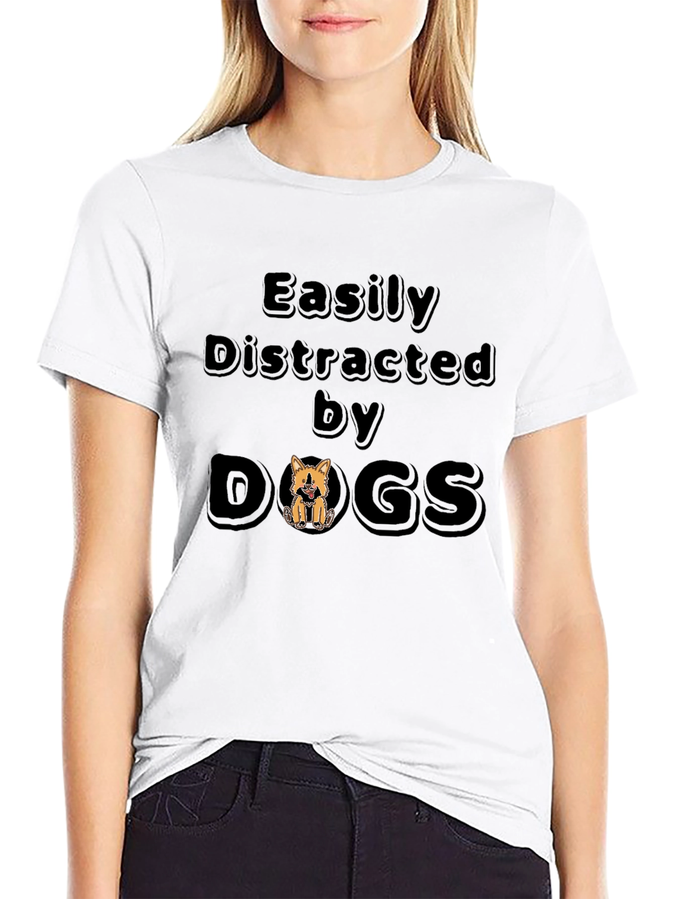 Easily Distracted By Dogs T-Shirt