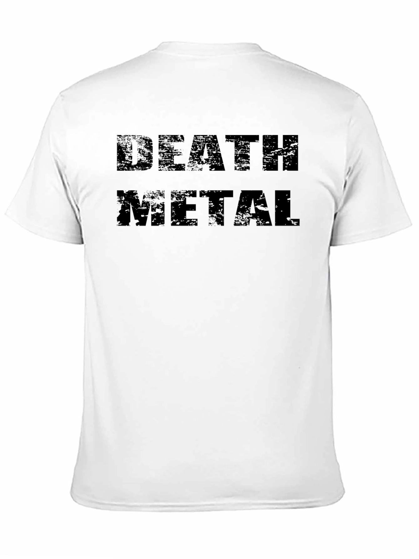 Death Metal Band Tee - Black Graphic T-Shirt
