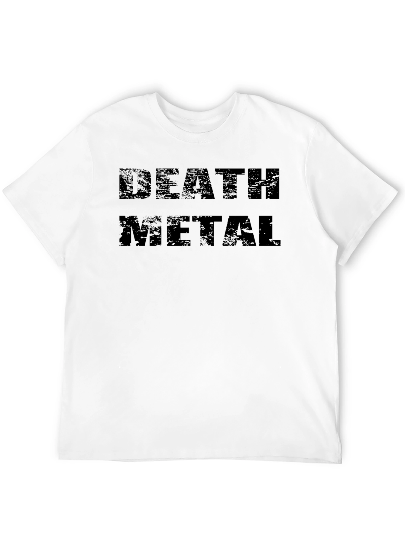 Death Metal Band Tee - Black Graphic T-Shirt