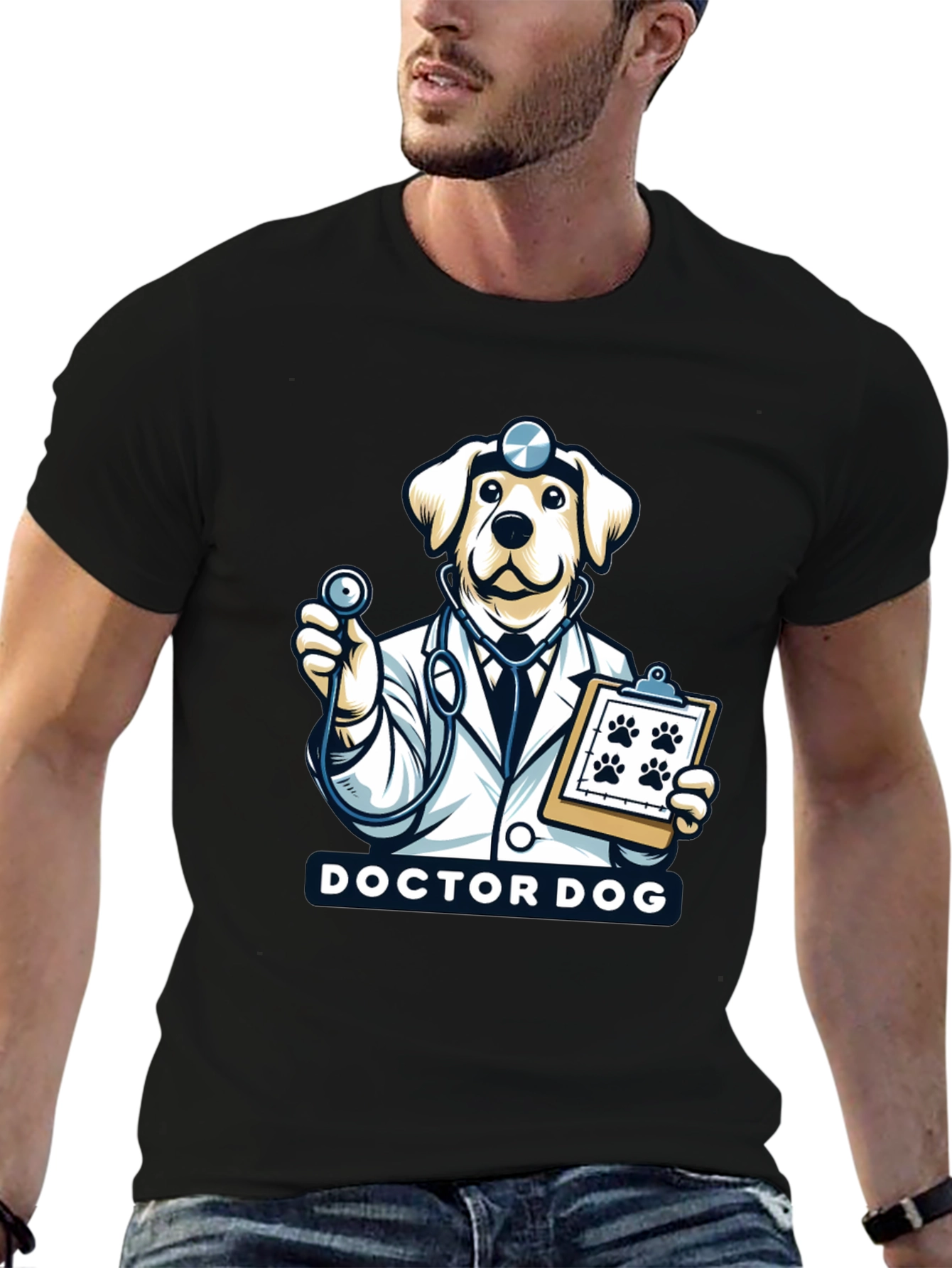 Doctor Dog T-Shirt - Cute Veterinarian Animal Tee