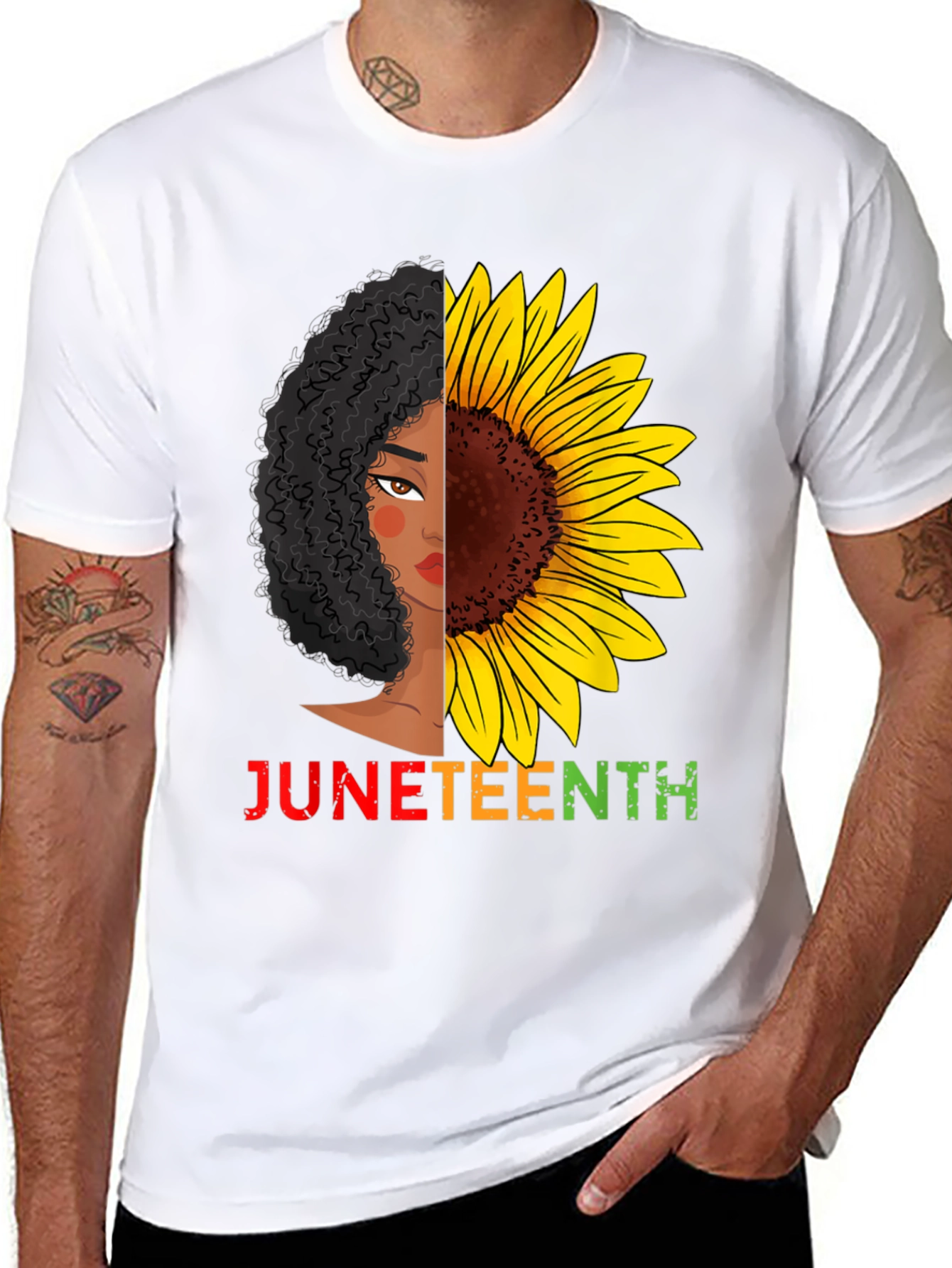 Juneteenth Sunflower T-Shirt