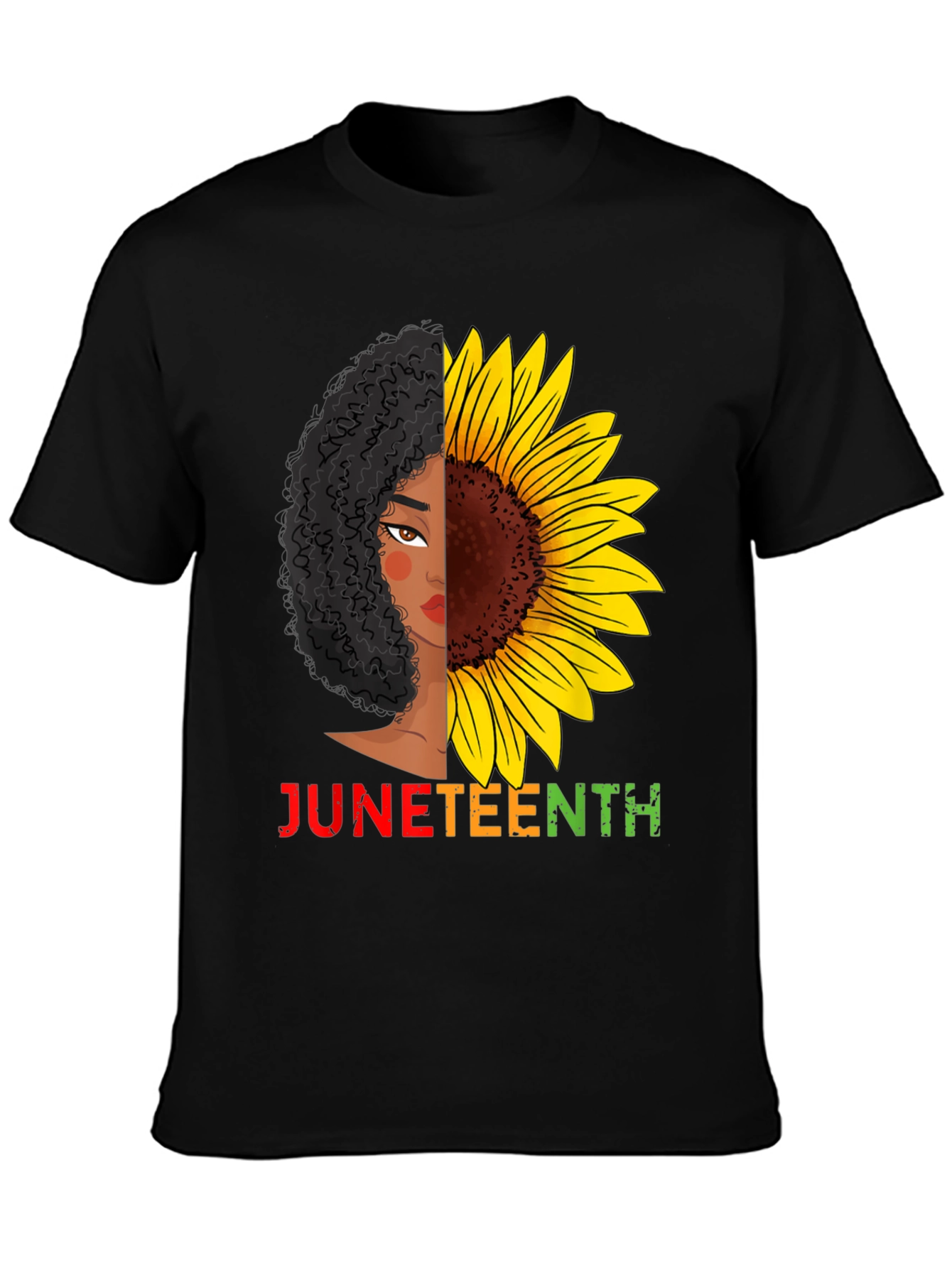 Juneteenth Sunflower T-Shirt