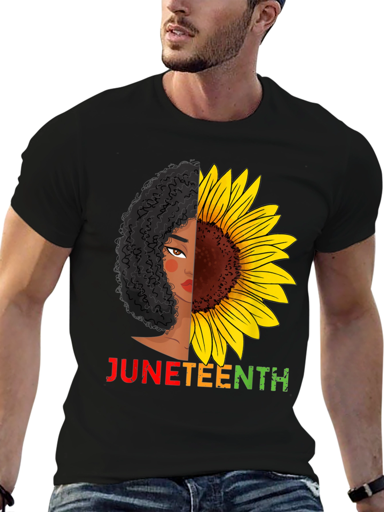 Juneteenth Sunflower T-Shirt