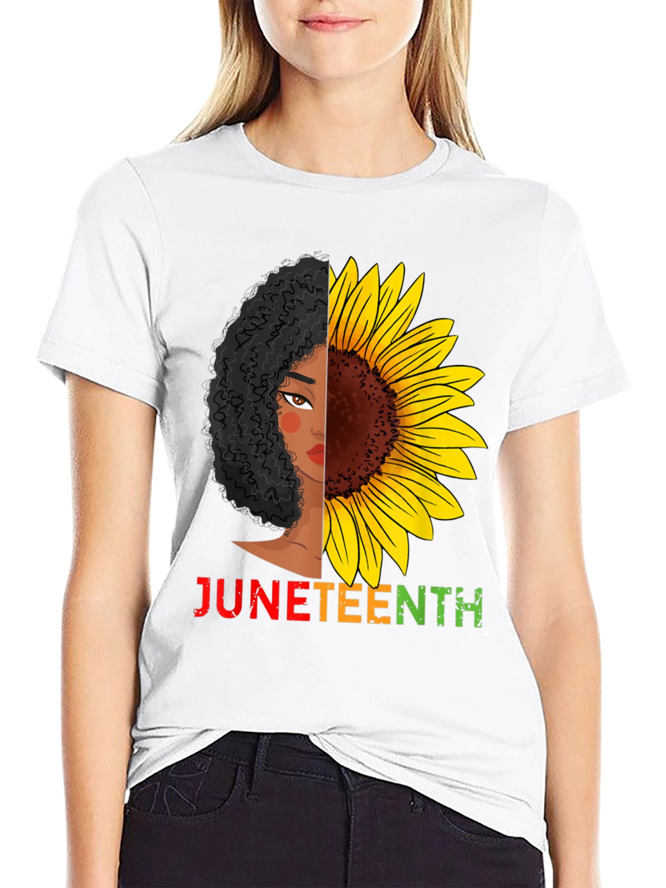 Juneteenth Sunflower T-Shirt