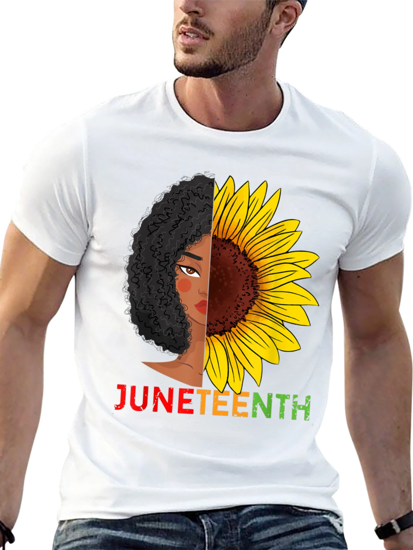 Juneteenth Sunflower T-Shirt