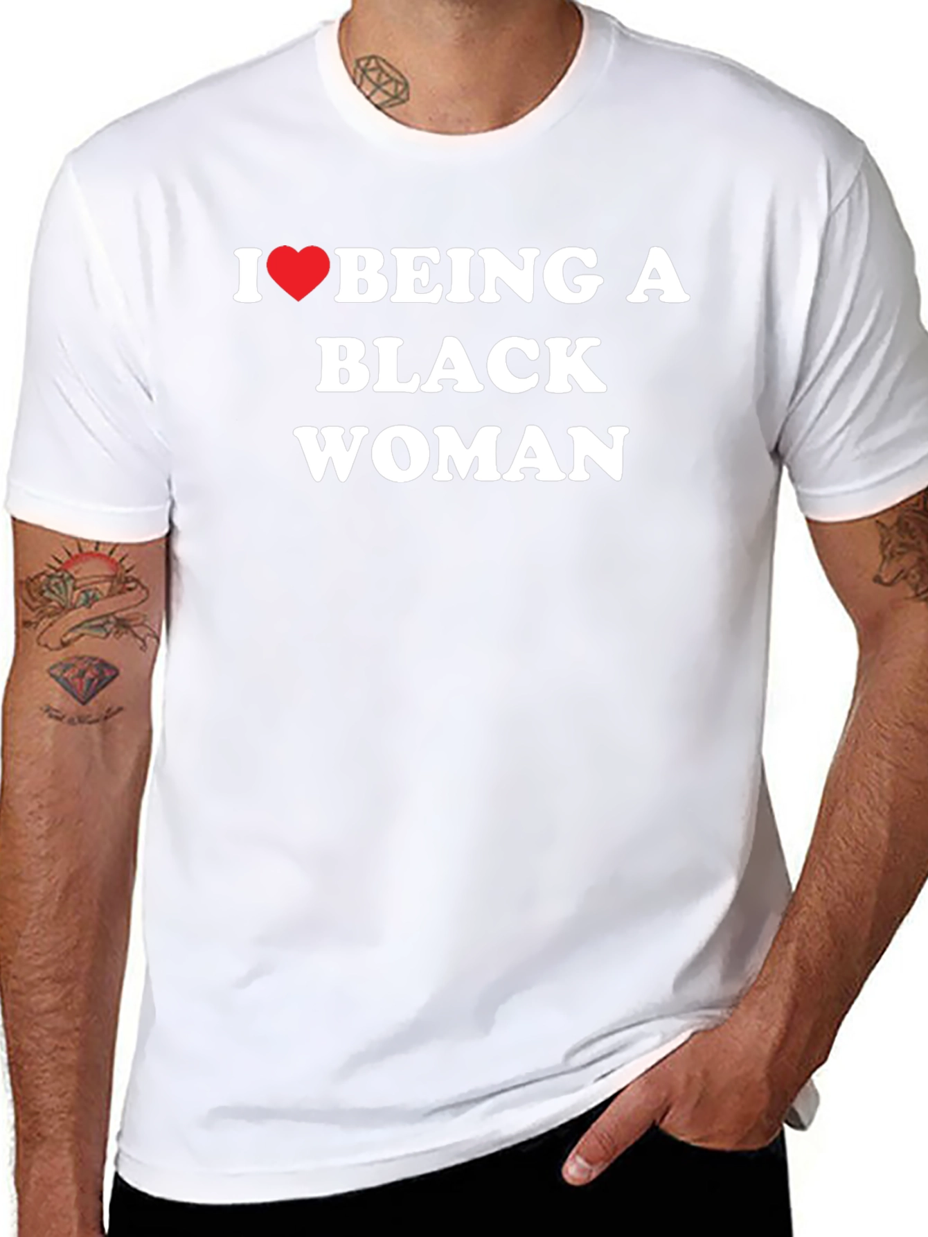 I Heart Being A Black Woman T-Shirt