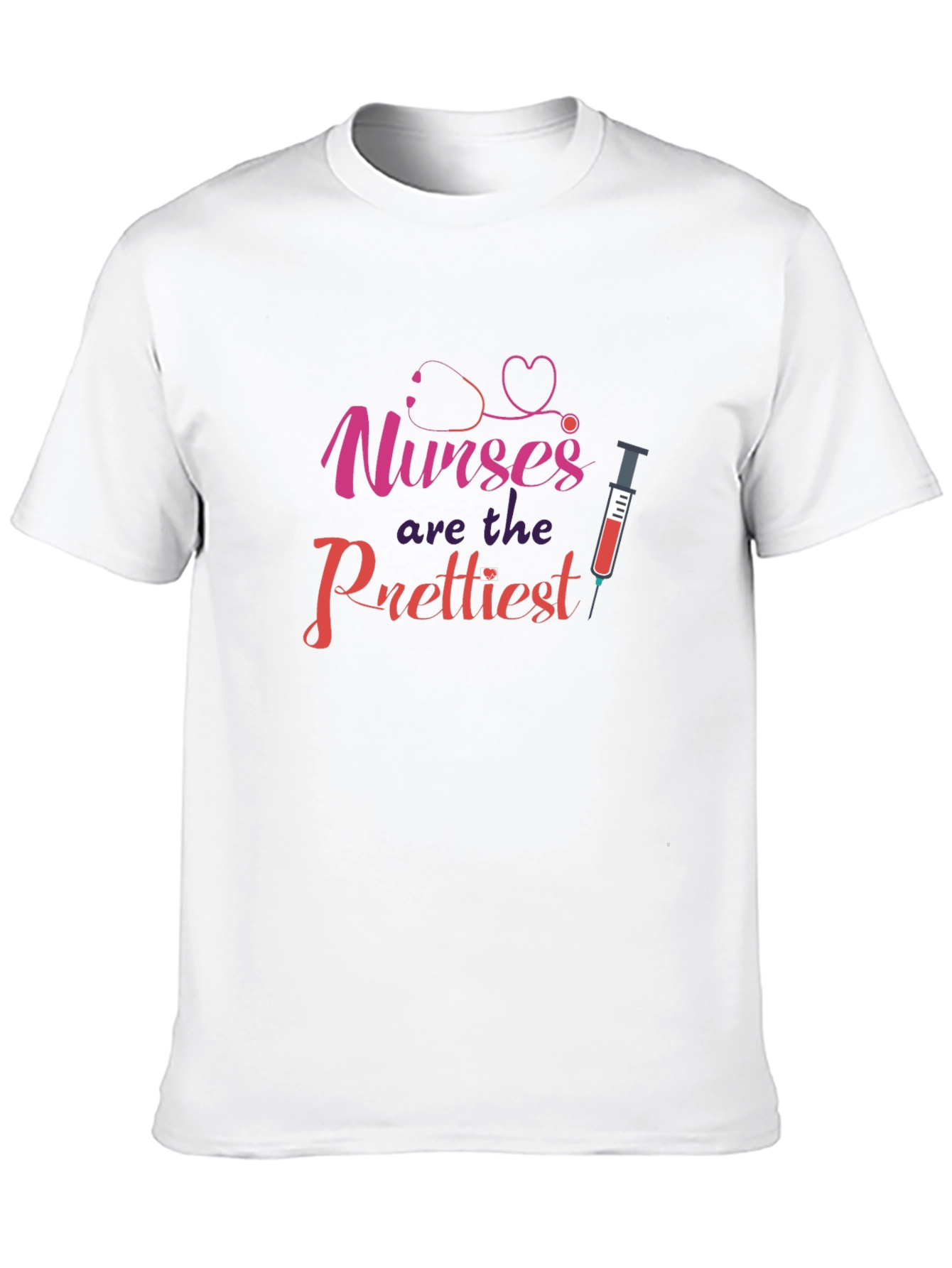 Nurses Are The Prettiest Black T-Shirt