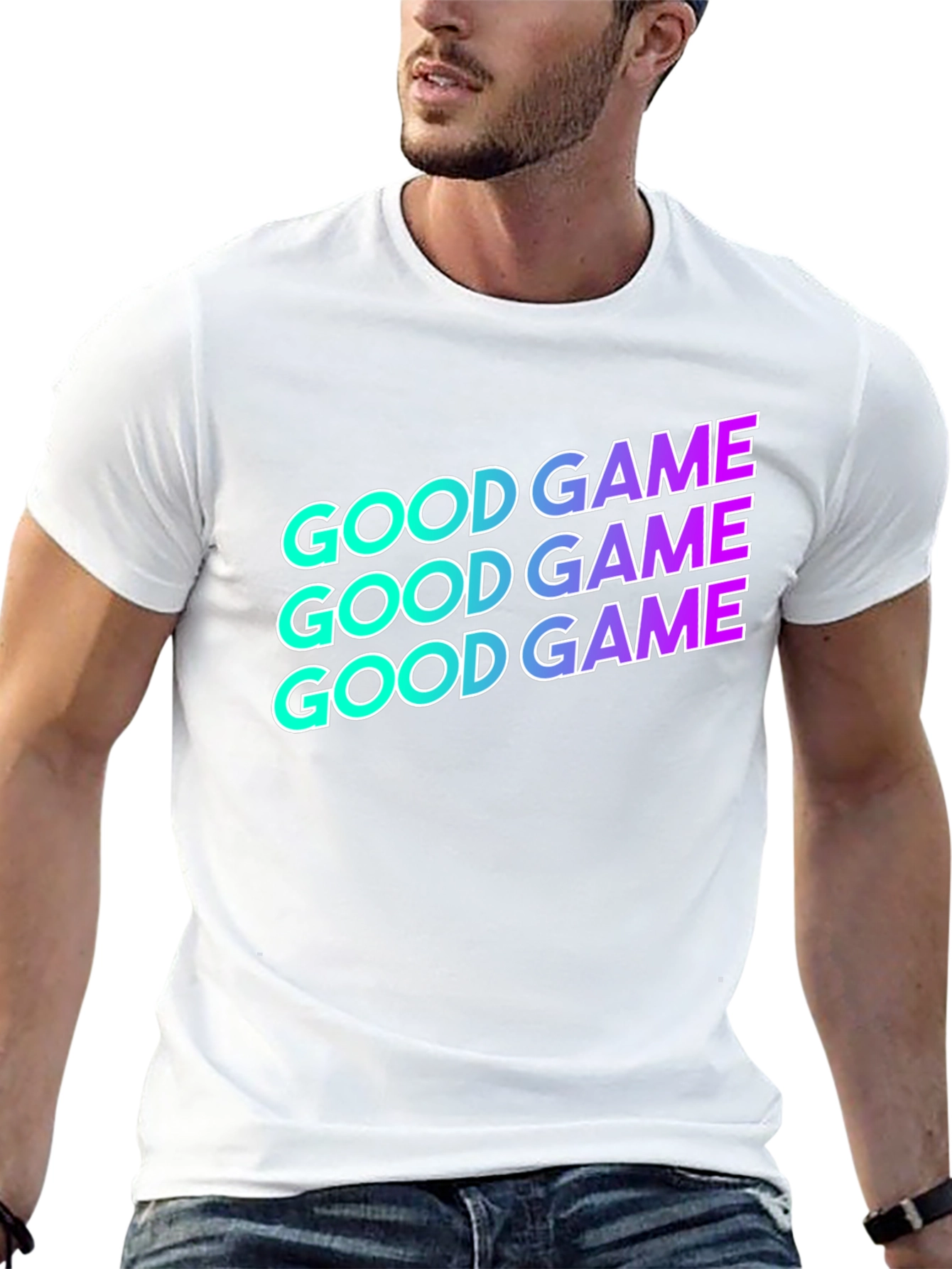 Good Game Graphic T-Shirt - Black