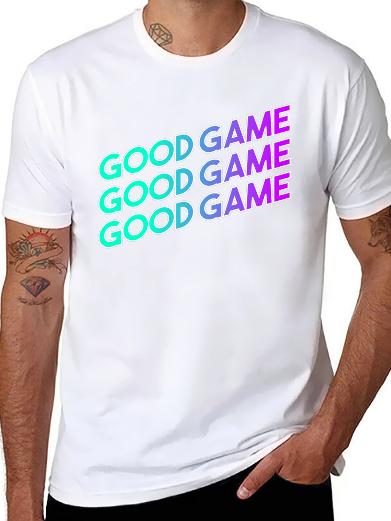 Good Game Graphic T-Shirt - Black