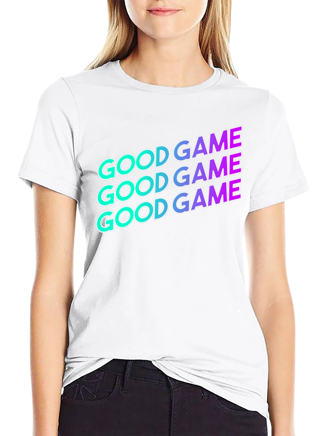 Good Game Graphic T-Shirt - Black