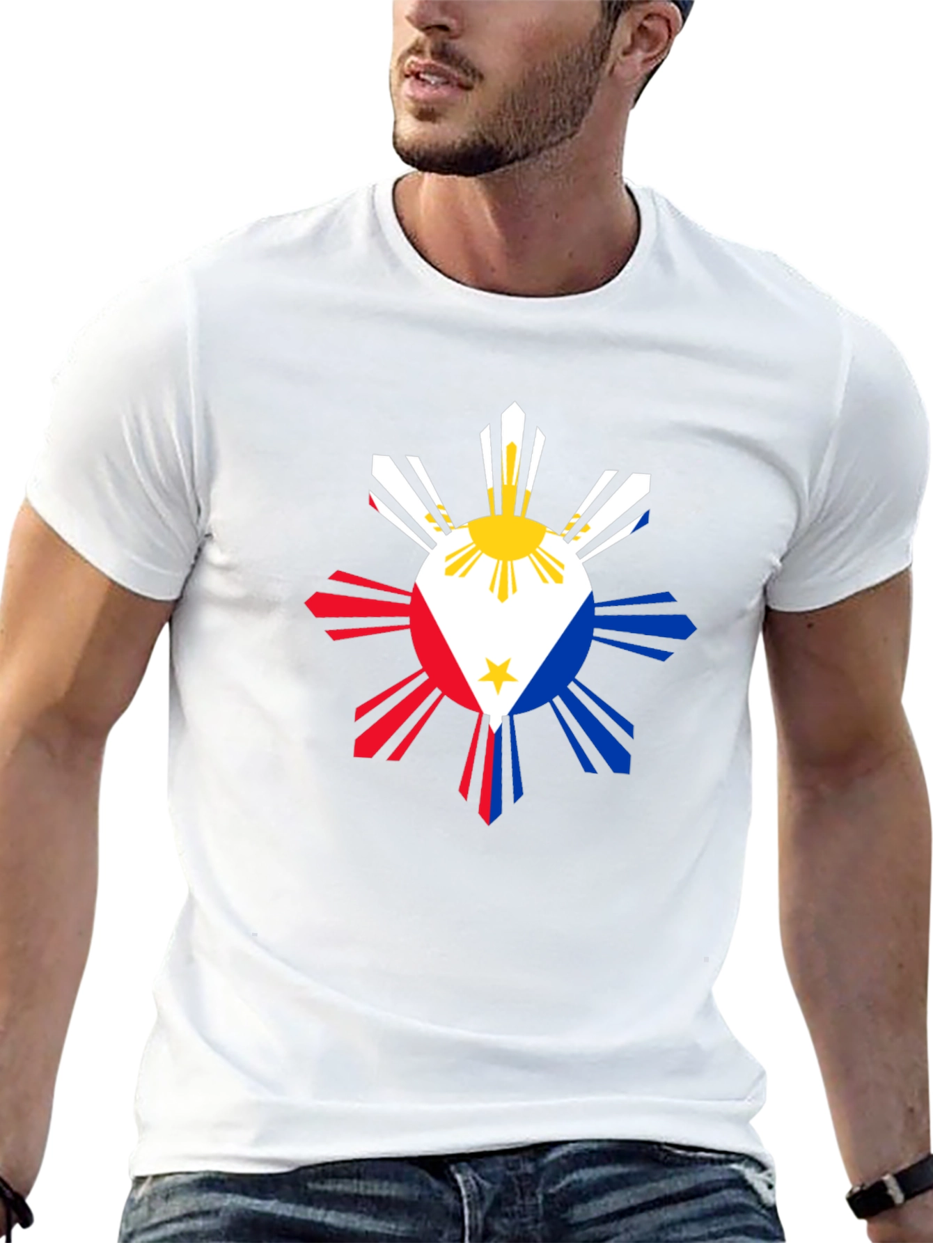 Philippine Flag Inspired Graphic Tee