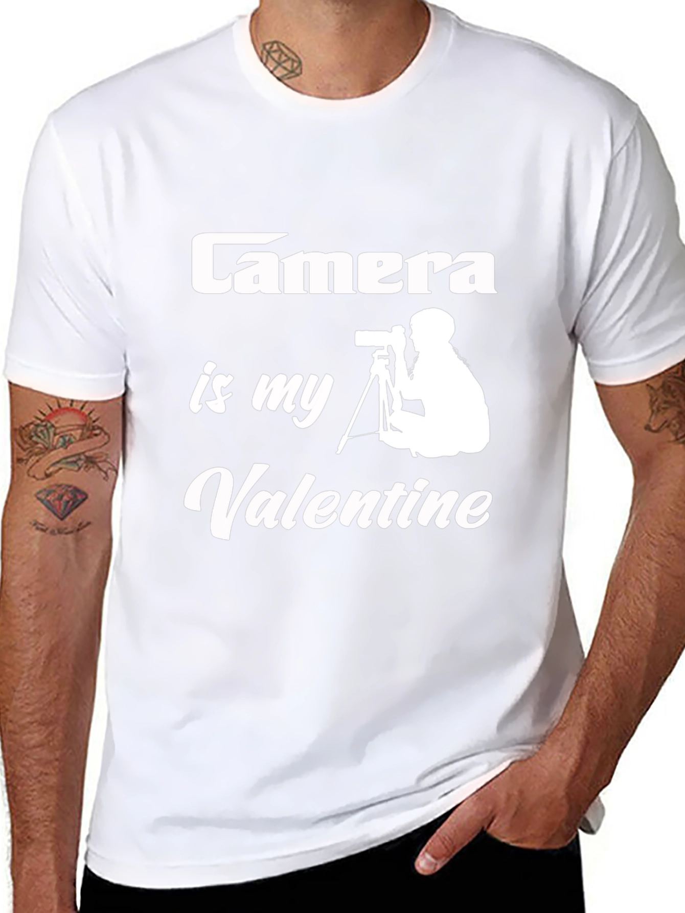 Camera Is My Valentine Graphic Tee