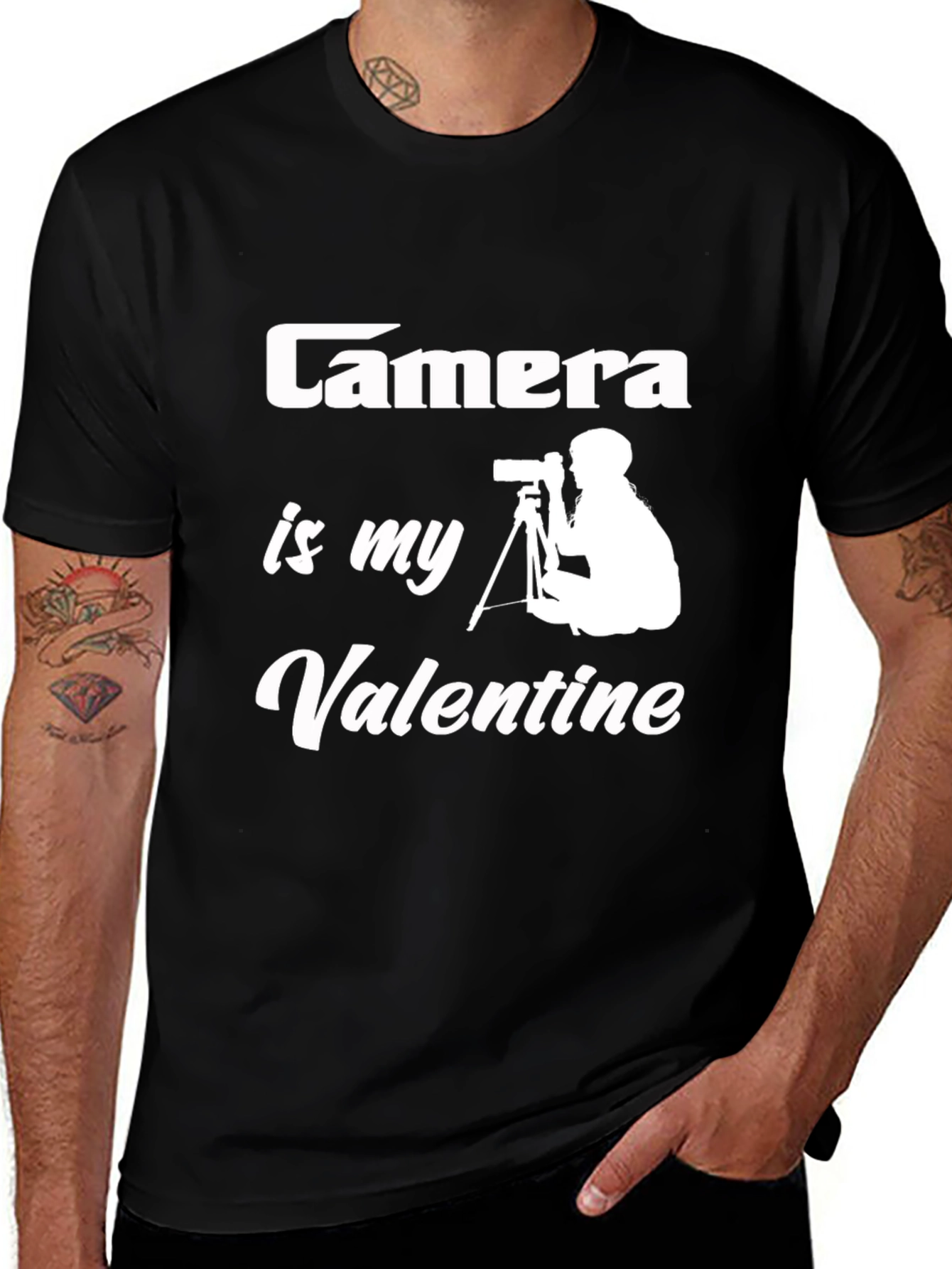 Camera Is My Valentine Graphic Tee