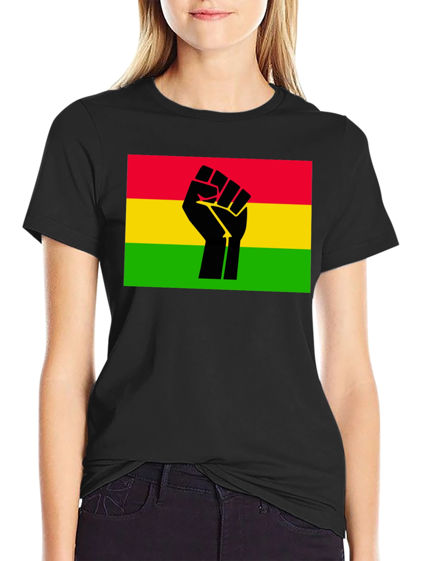 Pan-African Fist T-Shirt - Black Unity