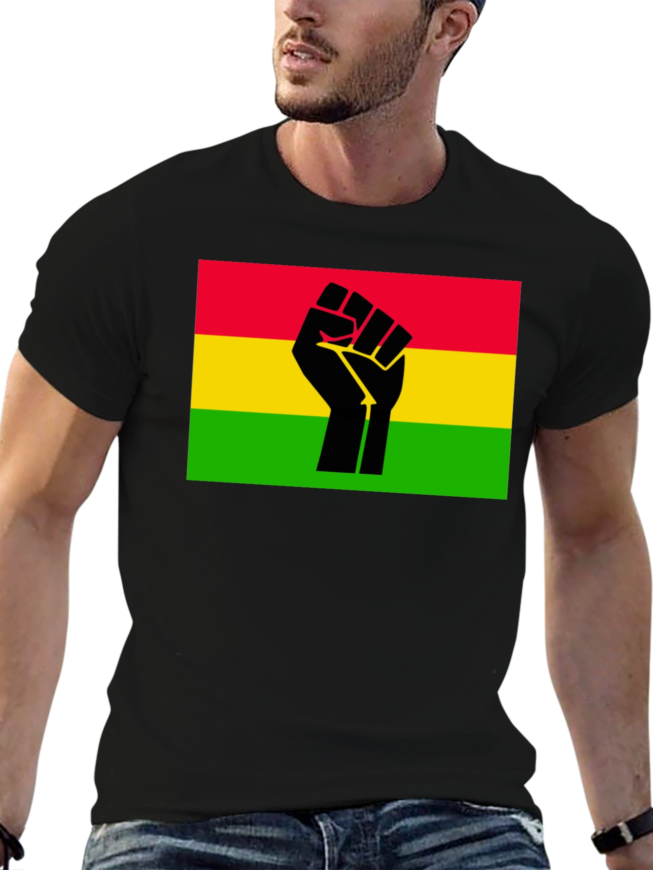 Pan-African Fist T-Shirt - Black Unity