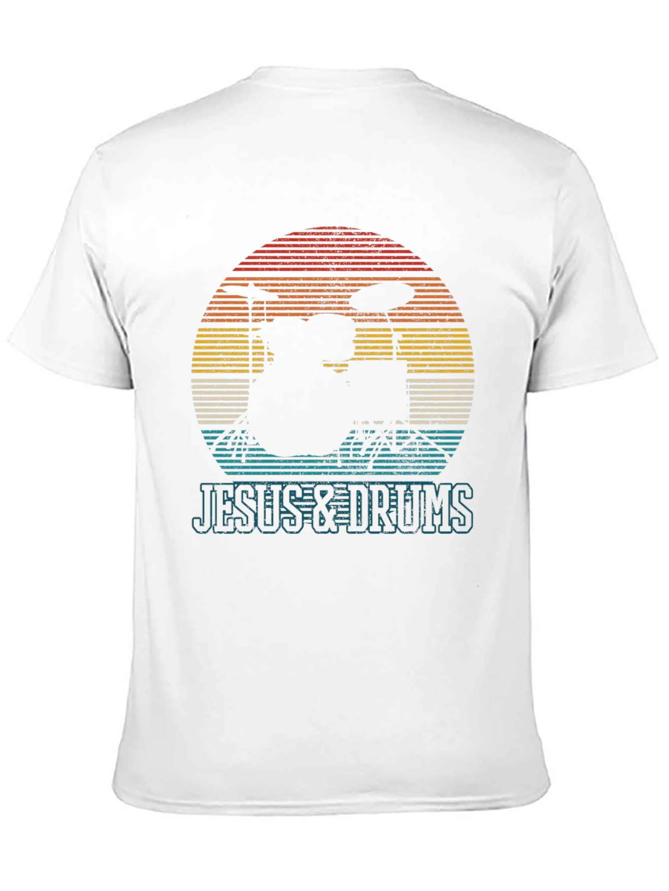 Jesus & Drums T-Shirt - Music Lover Tee