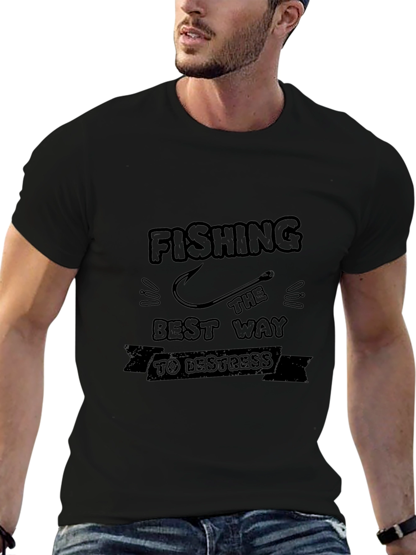 Fishing The Best Way to Destress T-Shirt