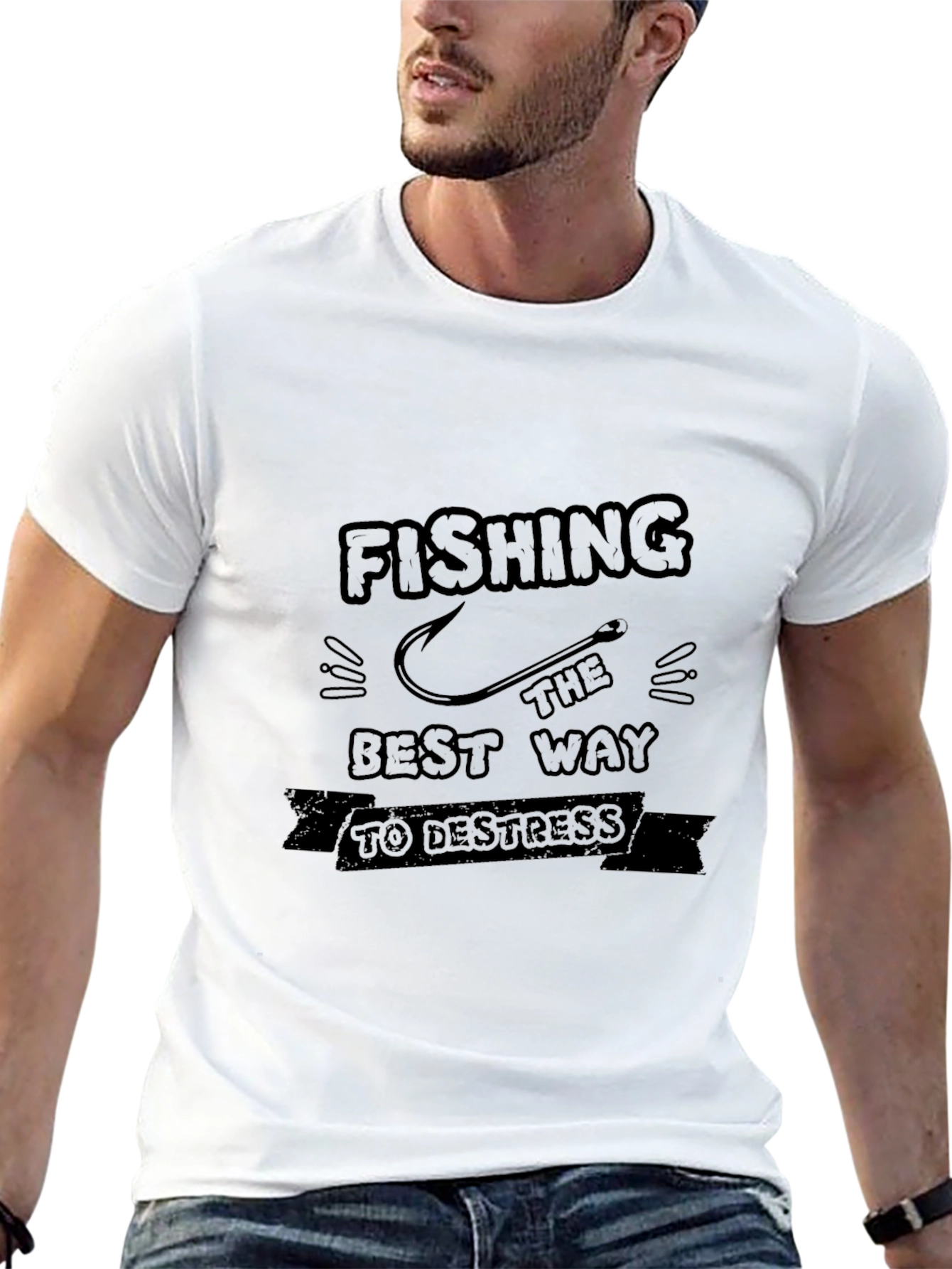 Fishing The Best Way to Destress T-Shirt