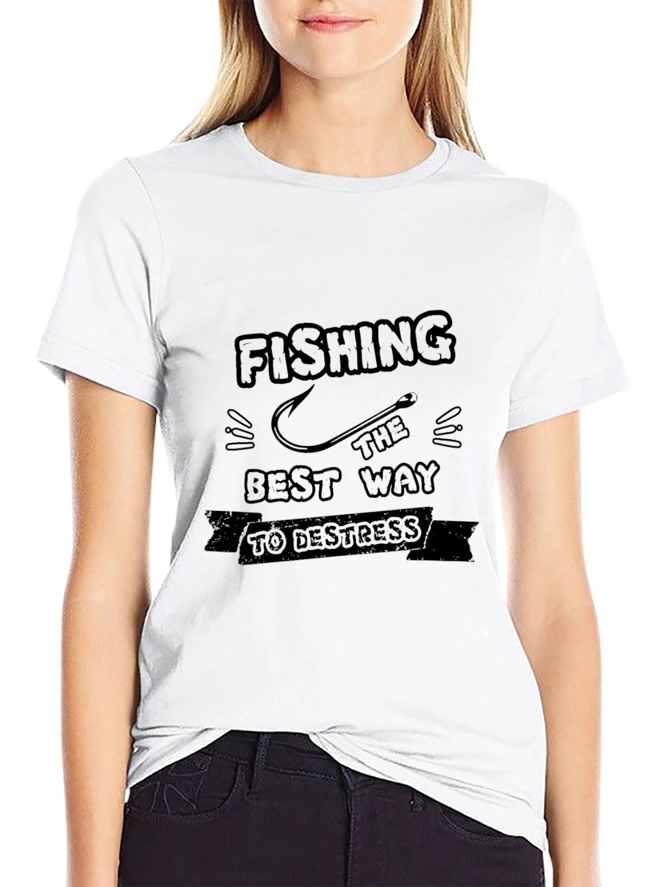 Fishing The Best Way to Destress T-Shirt