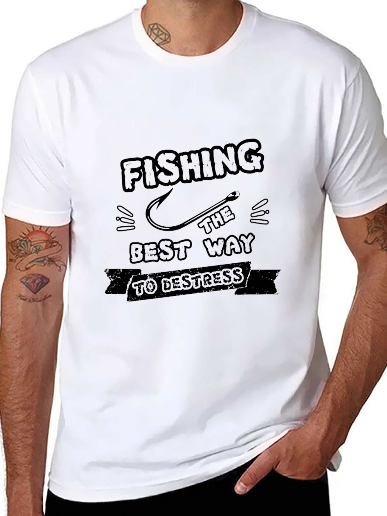 Fishing The Best Way to Destress T-Shirt