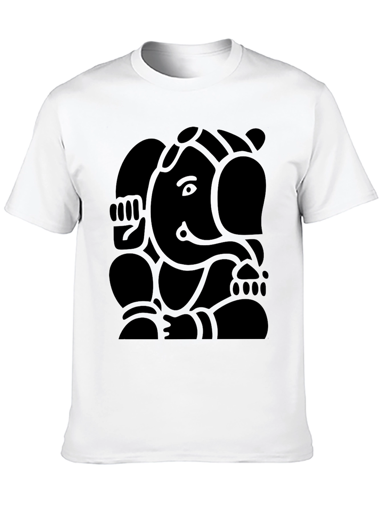 Ganesha Graphic Black T-Shirt
