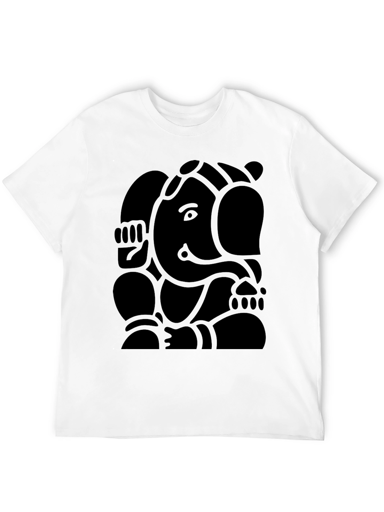 Ganesha Graphic Black T-Shirt