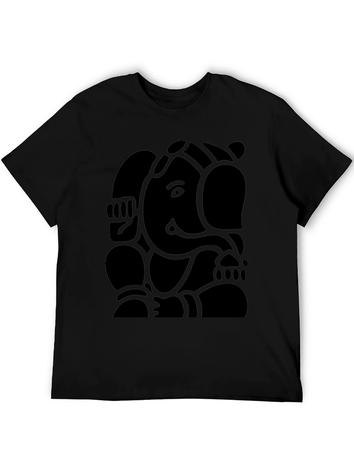 Ganesha Graphic Black T-Shirt