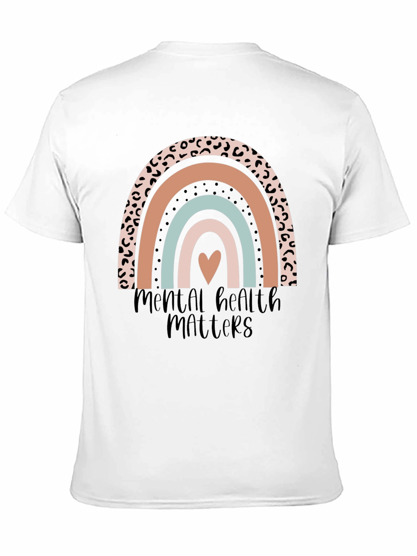 Mental Health Matters Rainbow Graphic Tee
