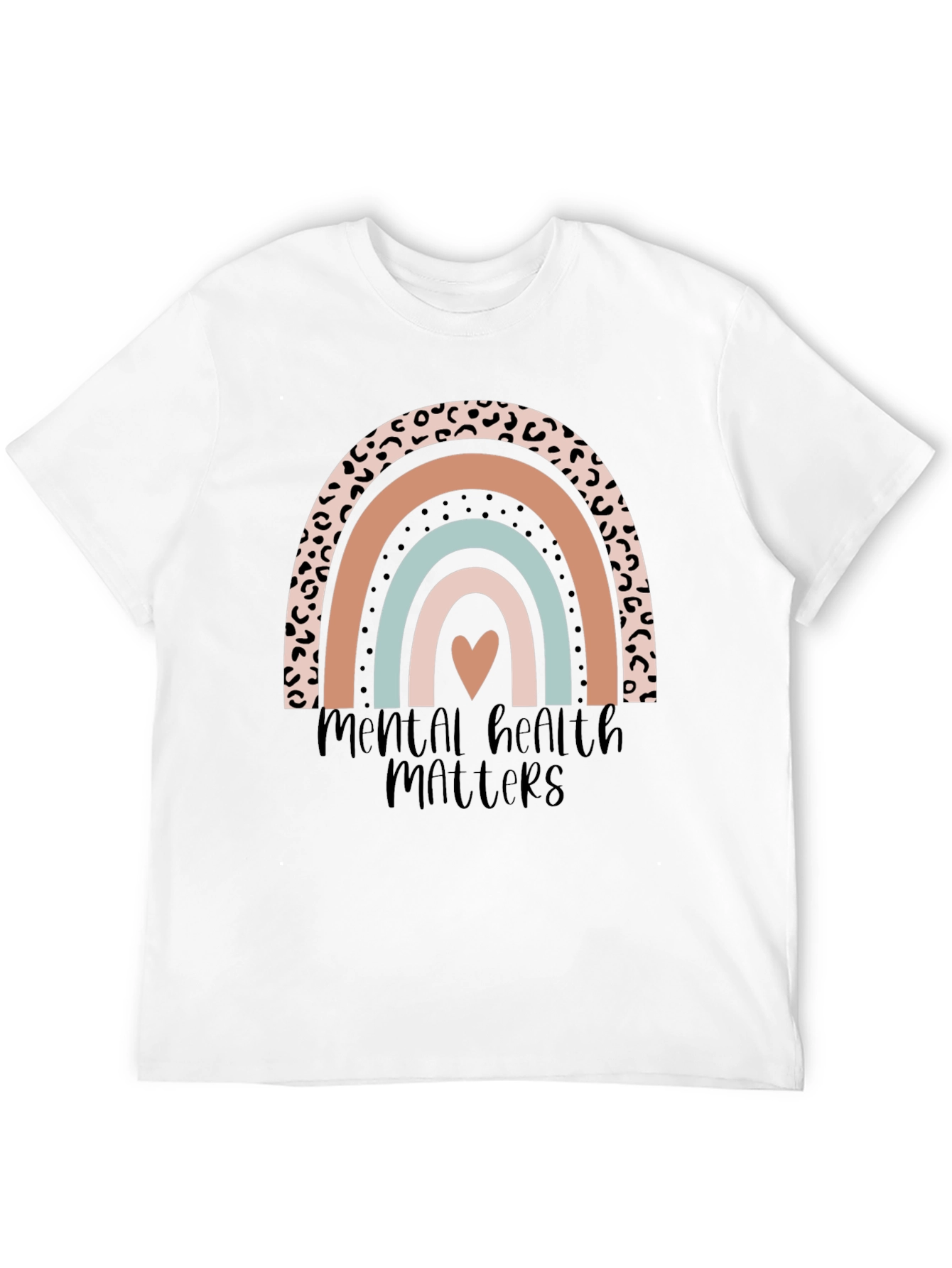 Mental Health Matters Rainbow Graphic Tee