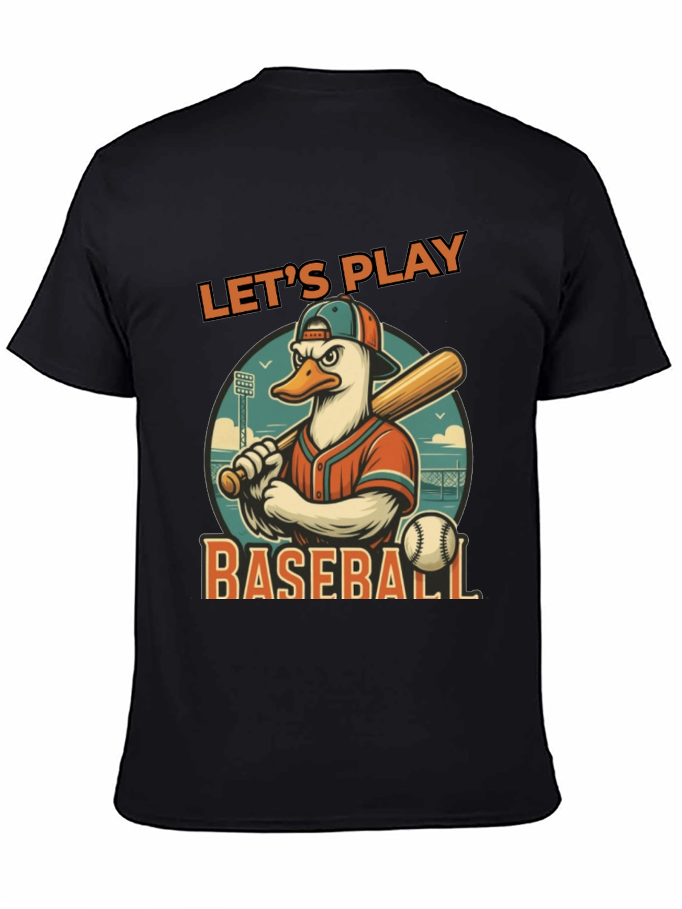 Lets Play Baseball Graphic Tee