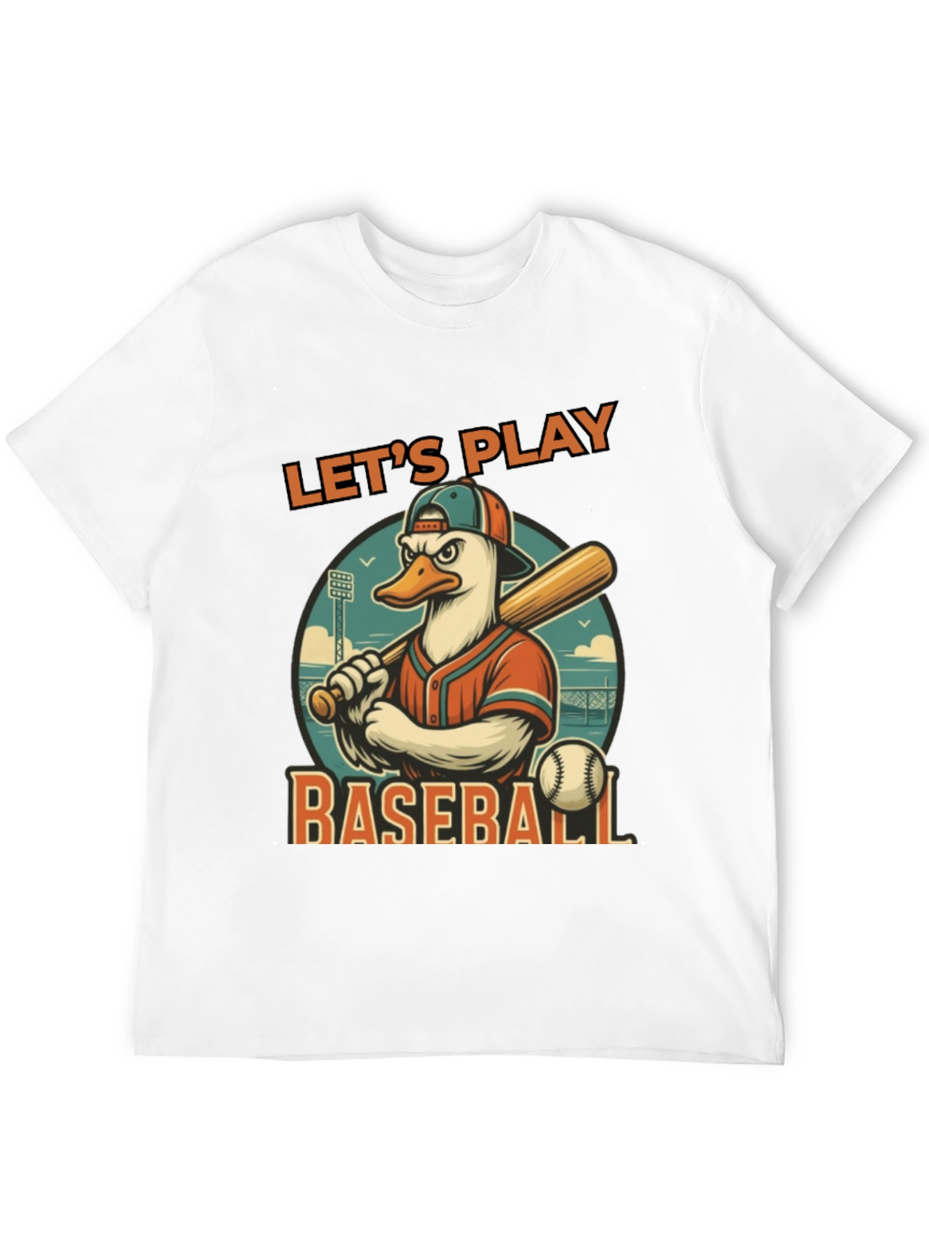 Lets Play Baseball Graphic Tee