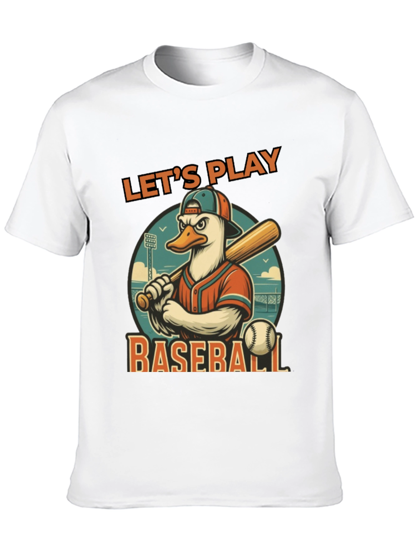 Lets Play Baseball Graphic Tee