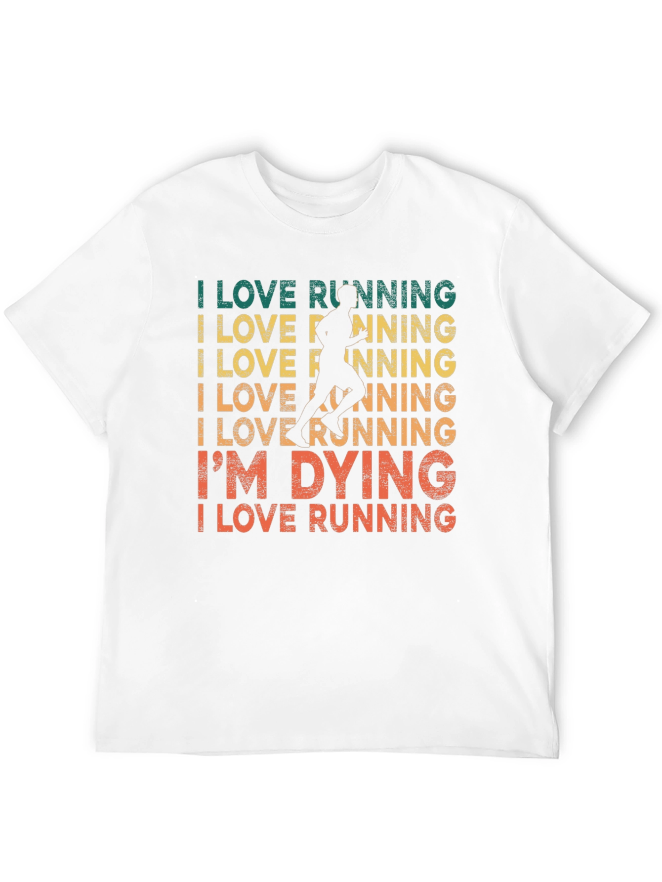 I Love Running T-Shirt - Funny Runners Tee