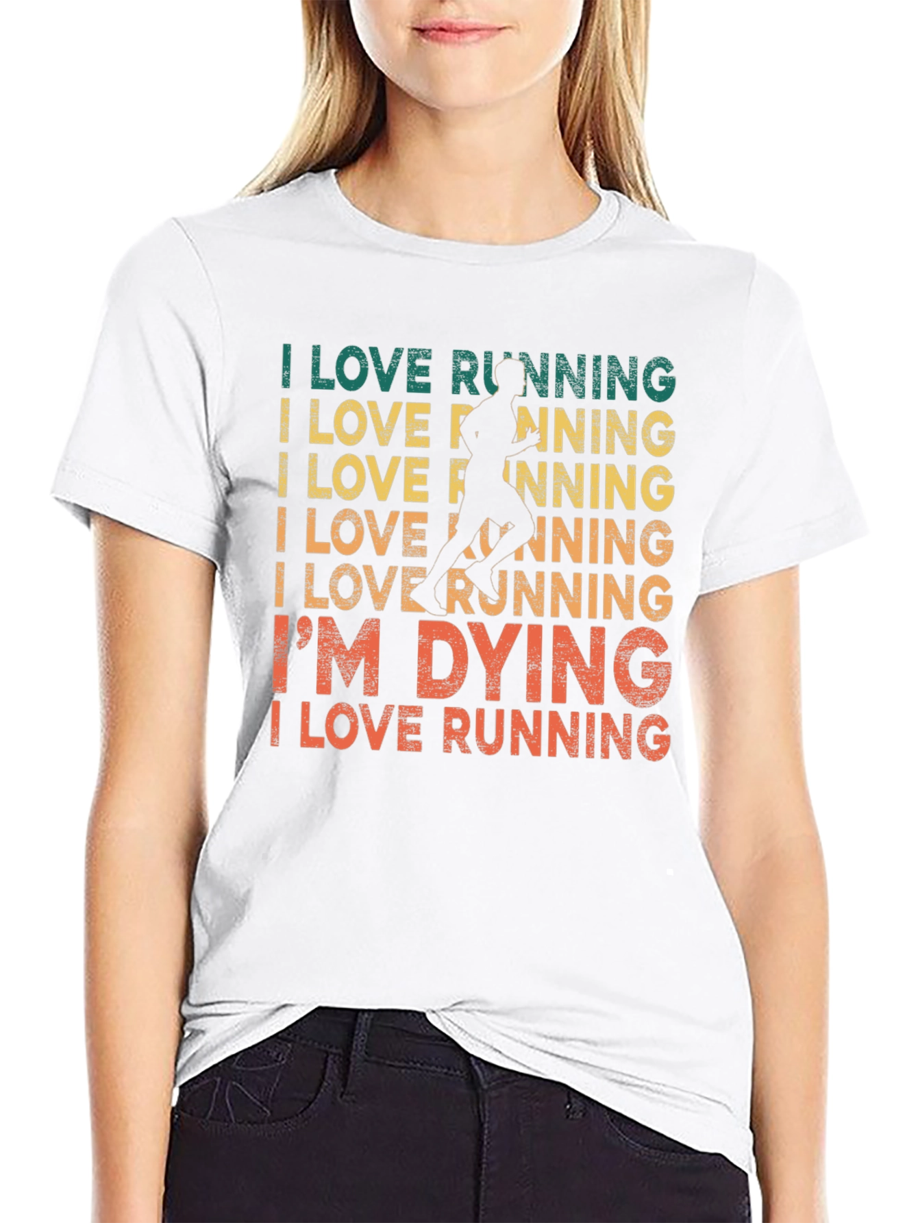 I Love Running T-Shirt - Funny Runners Tee