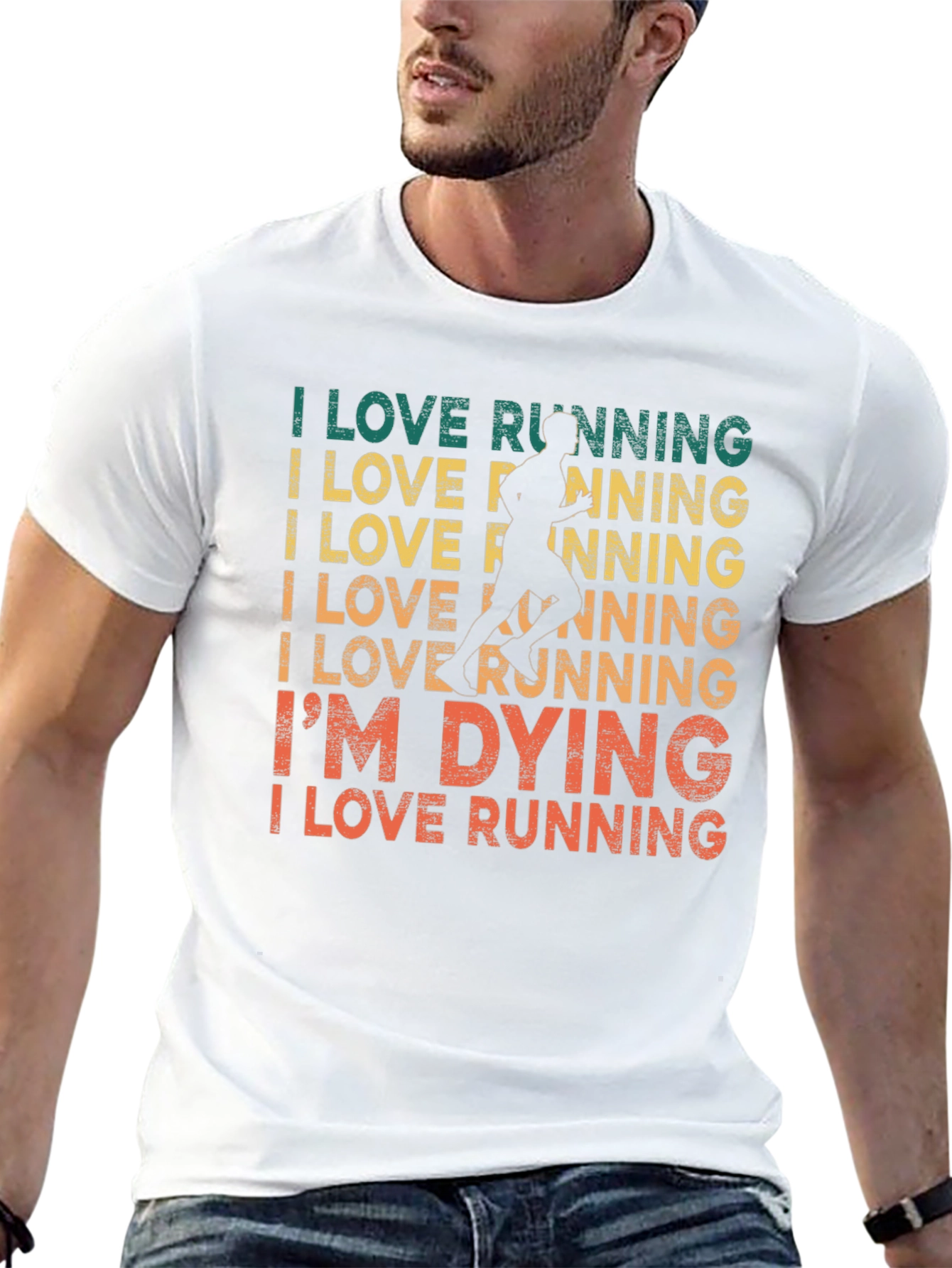 I Love Running T-Shirt - Funny Runners Tee