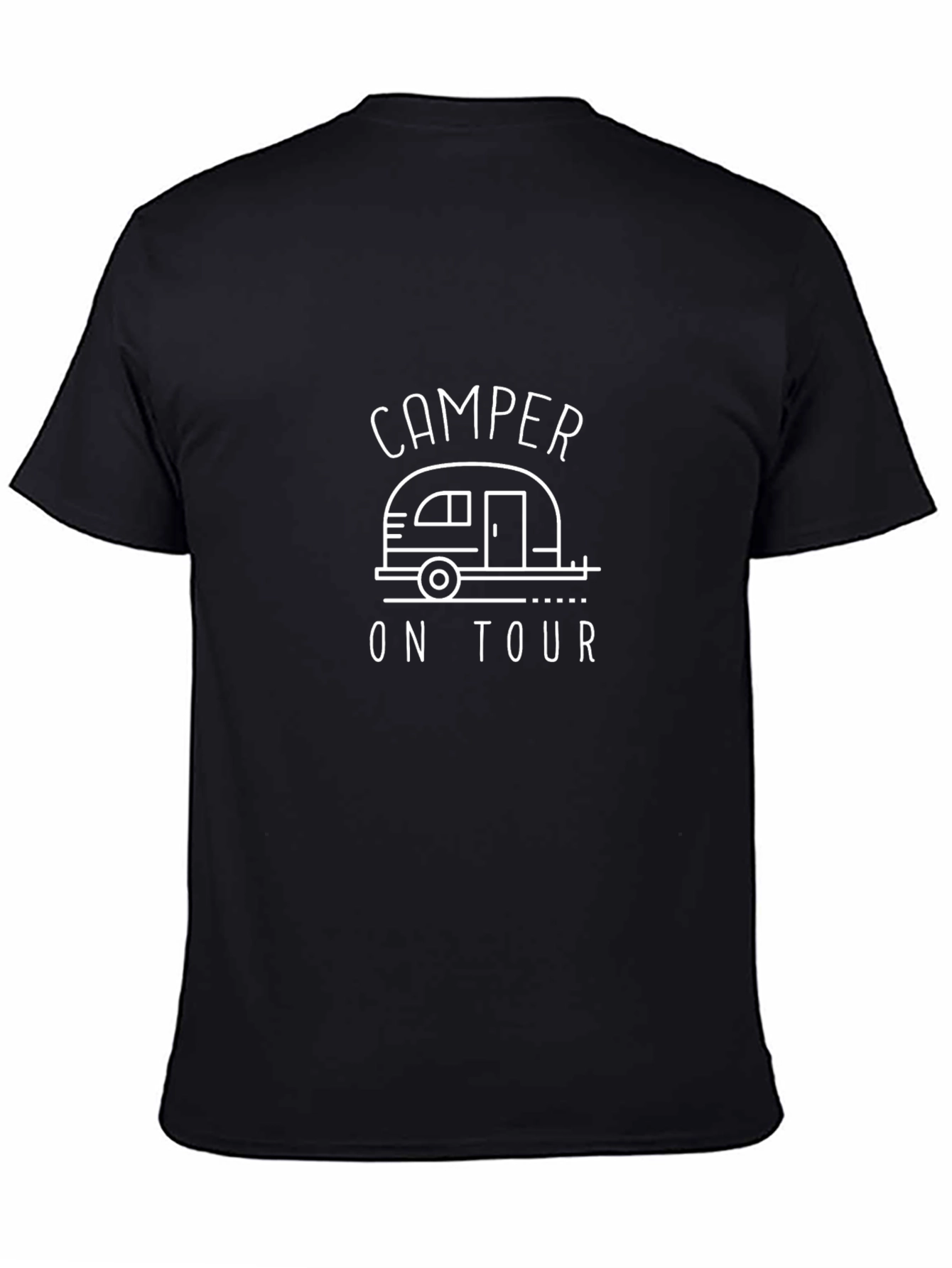 Camper On Tour Graphic Tee - Black