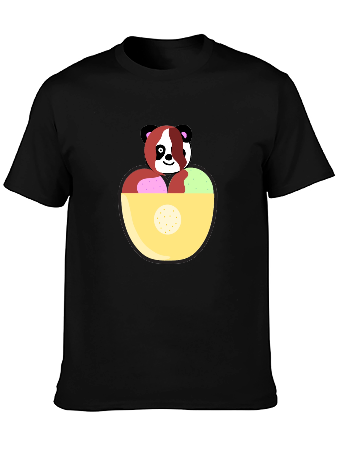 Panda Ice Cream Graphic Tee