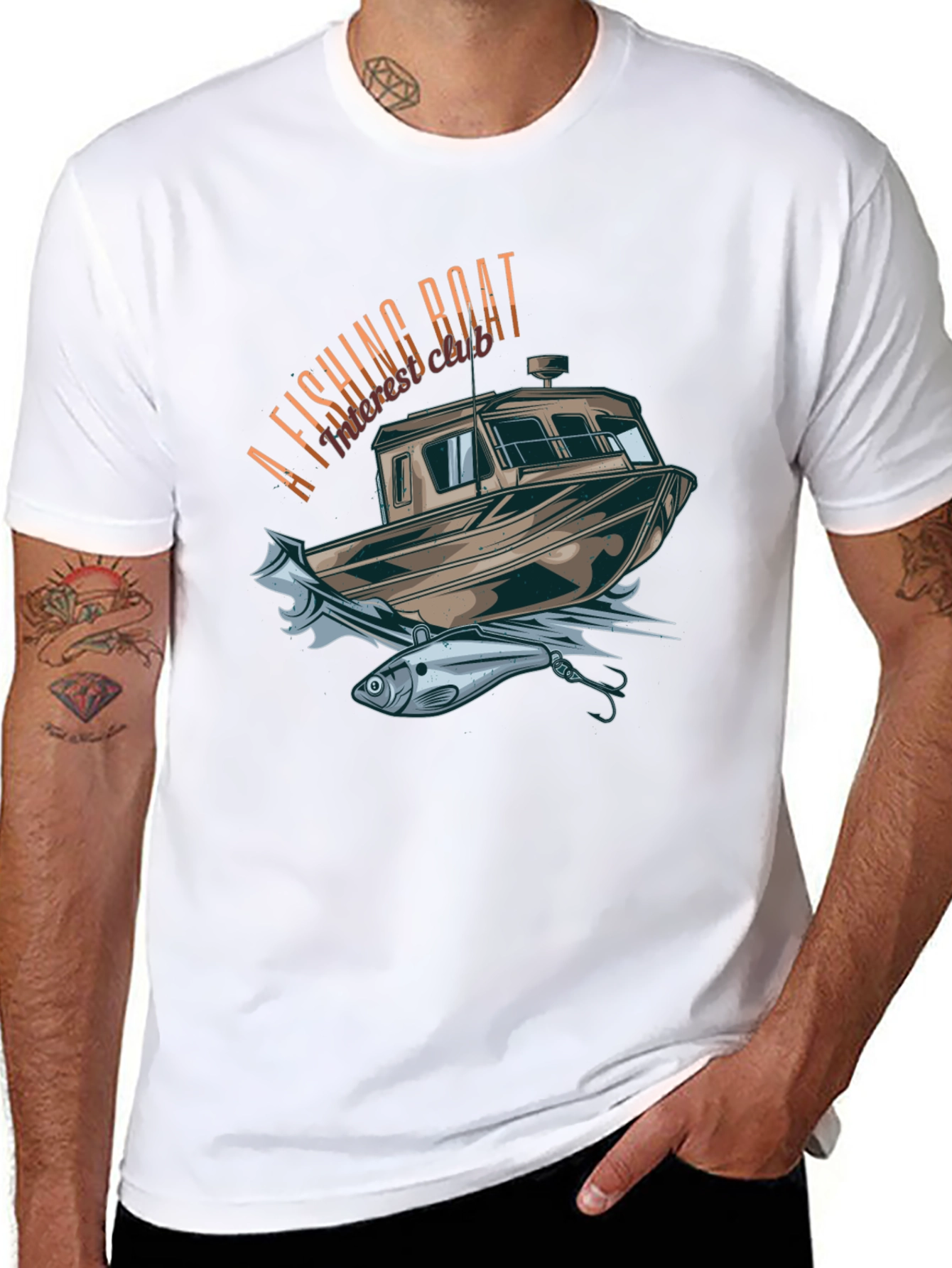 Fishing Boat T-Shirt - Anglers Club Tee