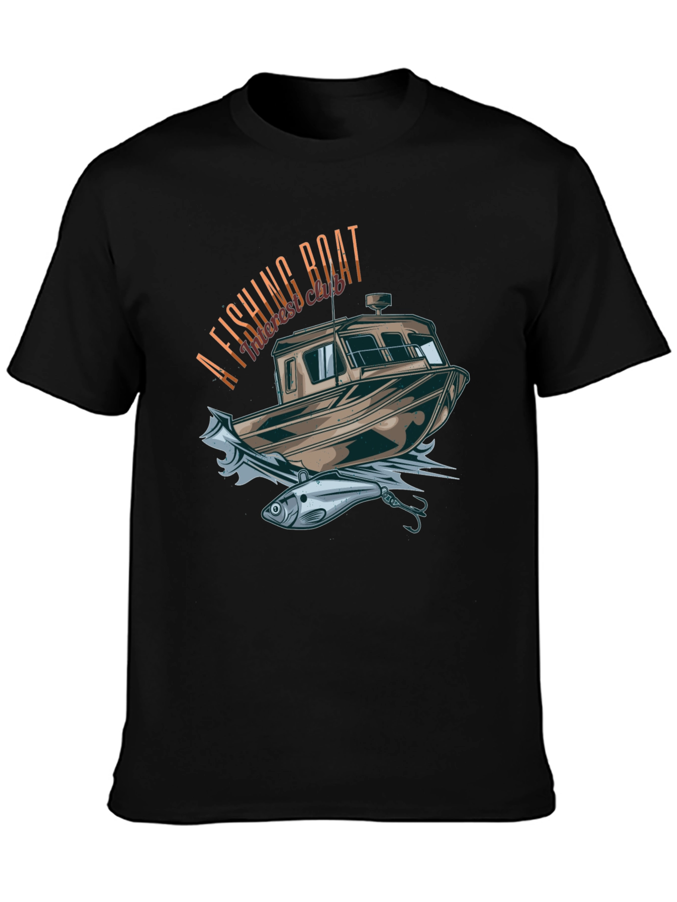 Fishing Boat T-Shirt - Anglers Club Tee