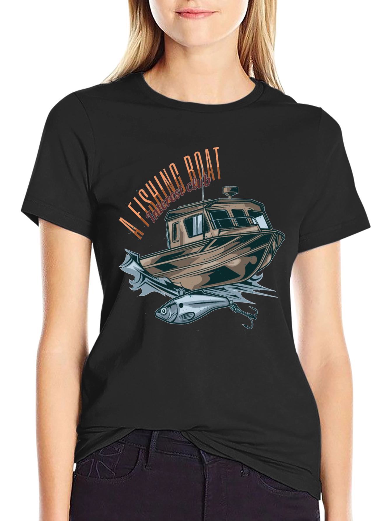 Fishing Boat T-Shirt - Anglers Club Tee