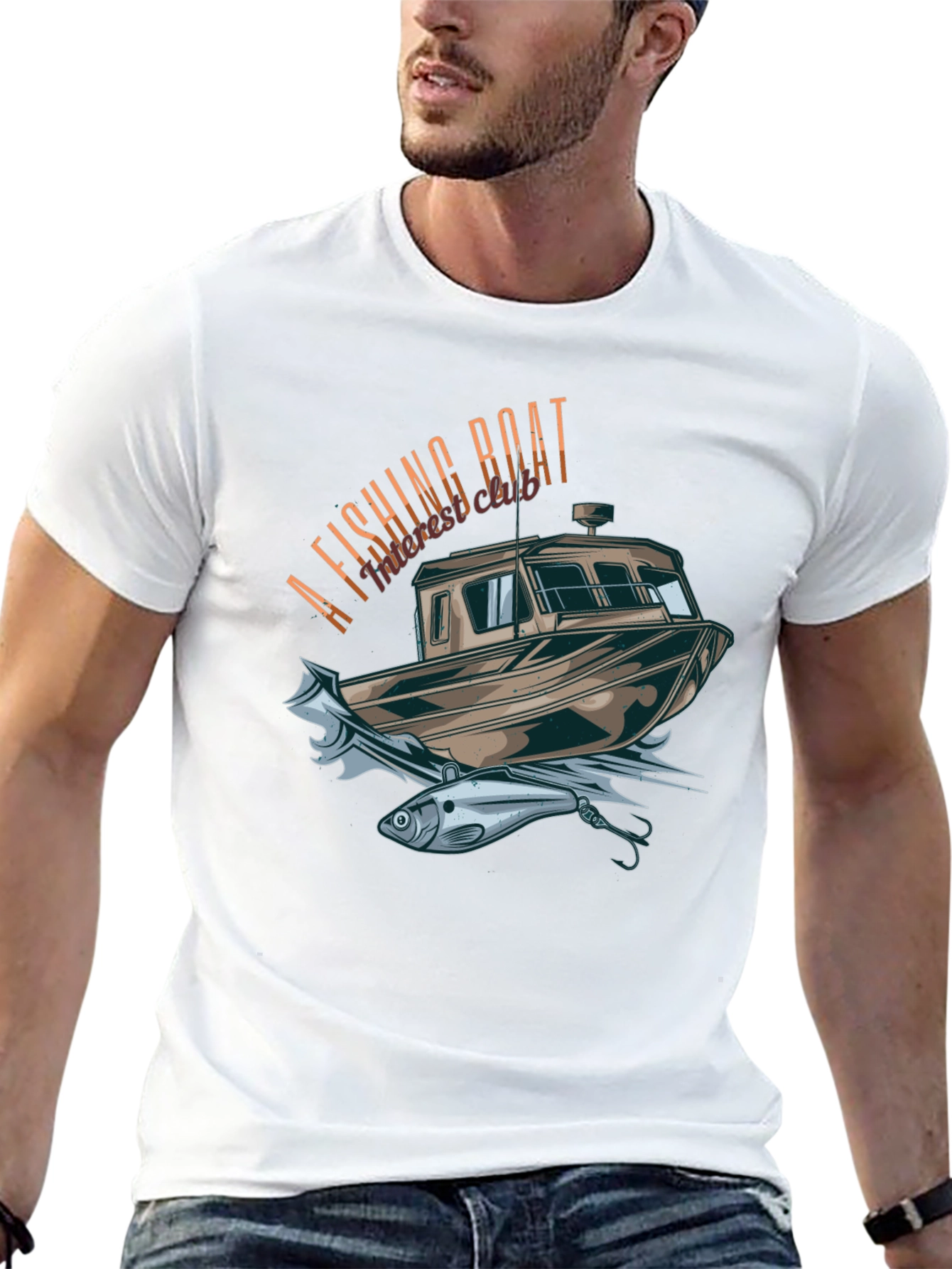 Fishing Boat T-Shirt - Anglers Club Tee