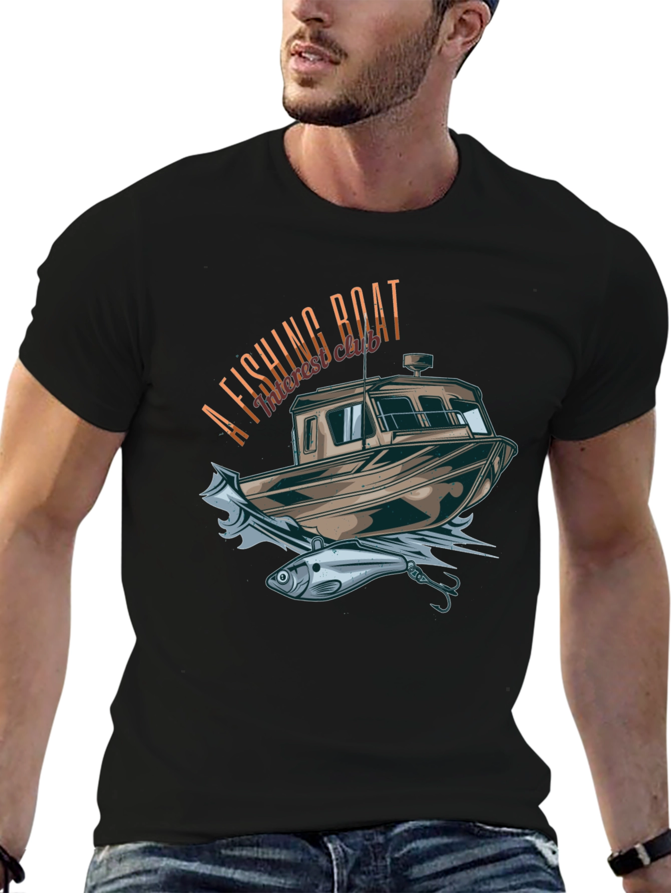 Fishing Boat T-Shirt - Anglers Club Tee