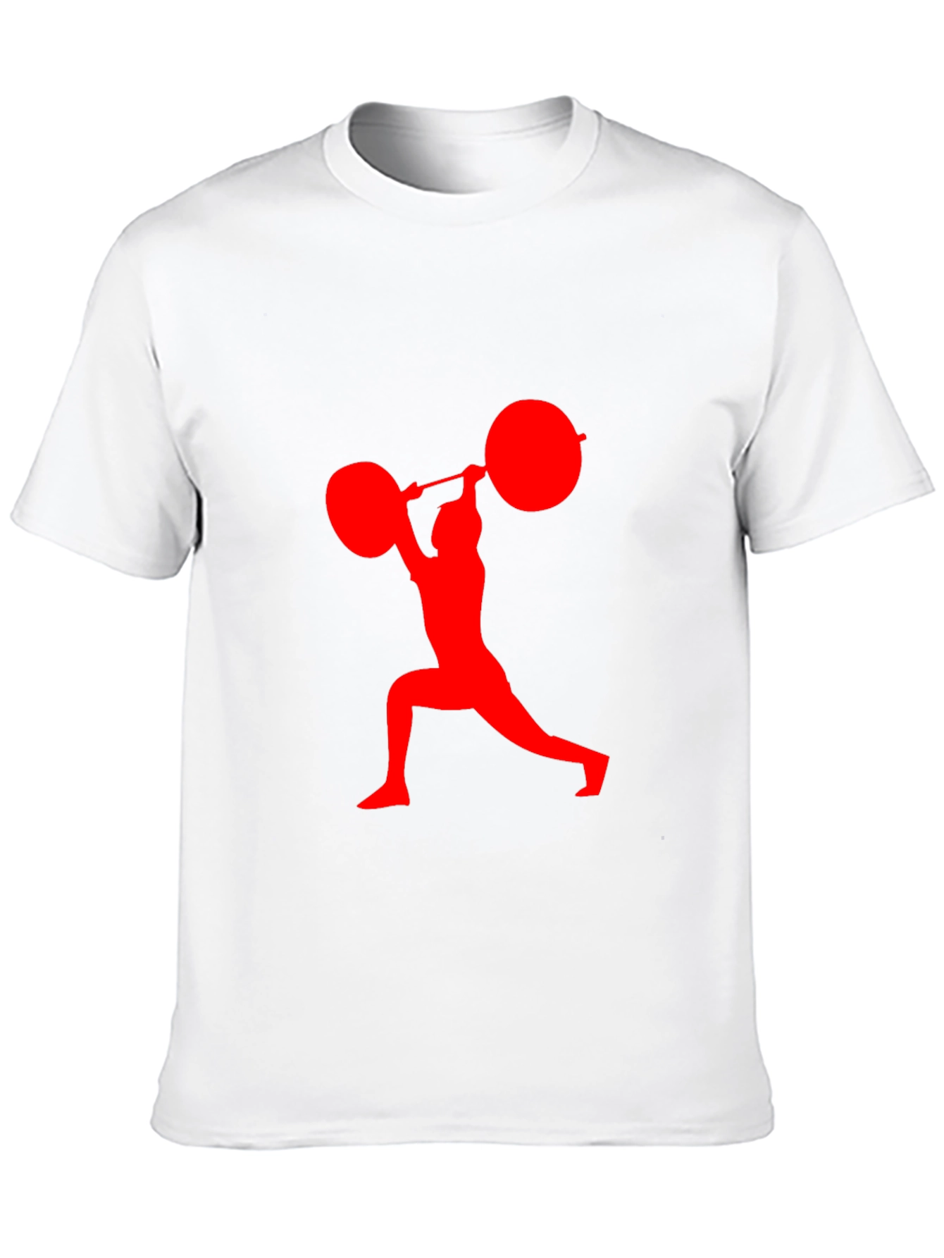 Weightlifting Graphic Tee - Black Cotton Shirt