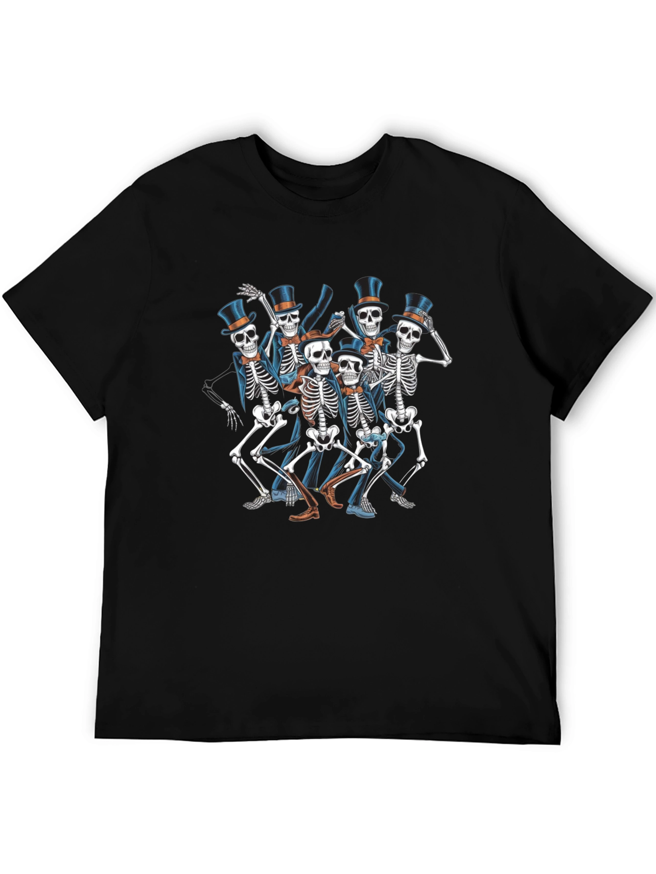 Skeleton Dance Crew T-Shirt - Black