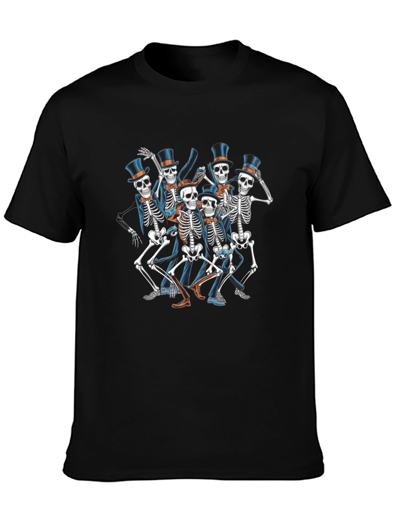 Skeleton Dance Crew T-Shirt - Black